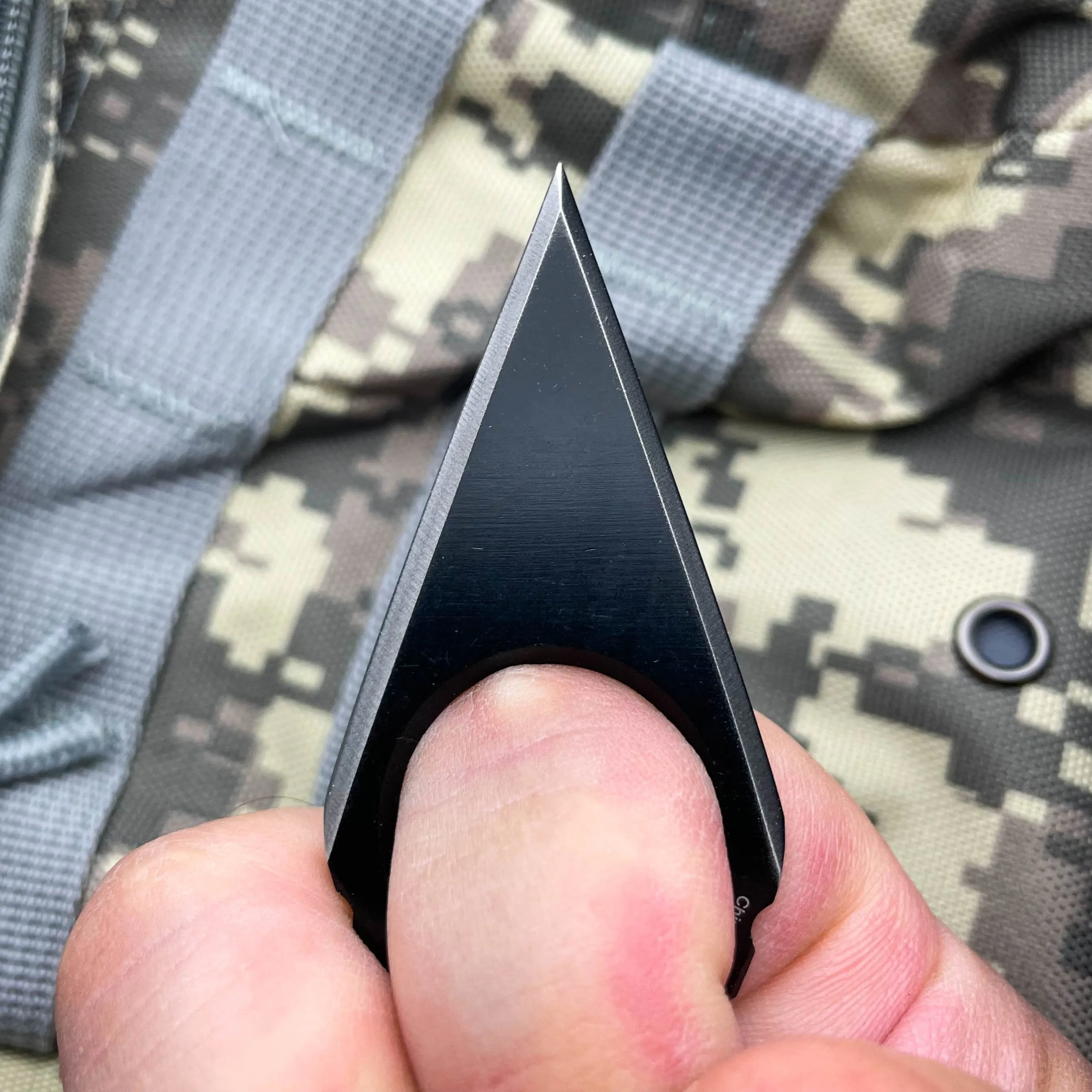 MTECH Black Tactical Neck Knife