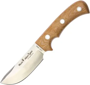 Muela ABORIGEN-12D X50CrMoV15 Fixed Blade Knife Micarta Handle, 4.72"