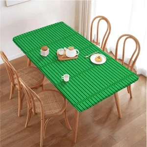 Multicolor Rectangle Tables Decor Stripes Pattern for Outdoor Indoor Picnic Party Rectangle Table Cloth Abstract Fits up 5 Foot Tables