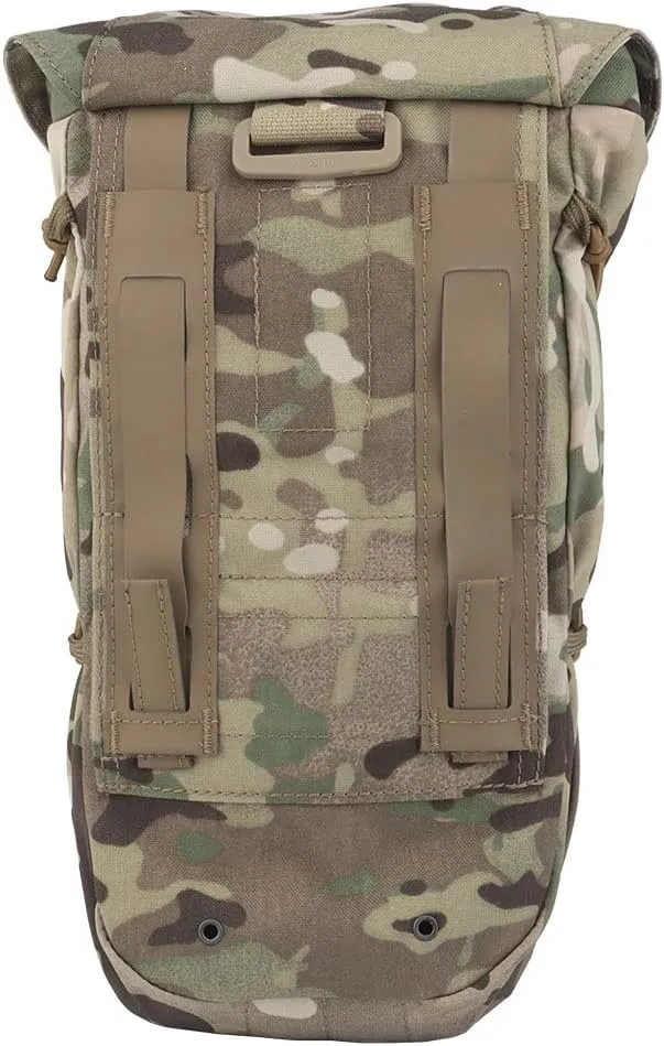 Multifunctional large capacity Dump Pouch Drawstring Magazine Tactical Utility Pouch Recycling Pouch Waist Bag (camo)