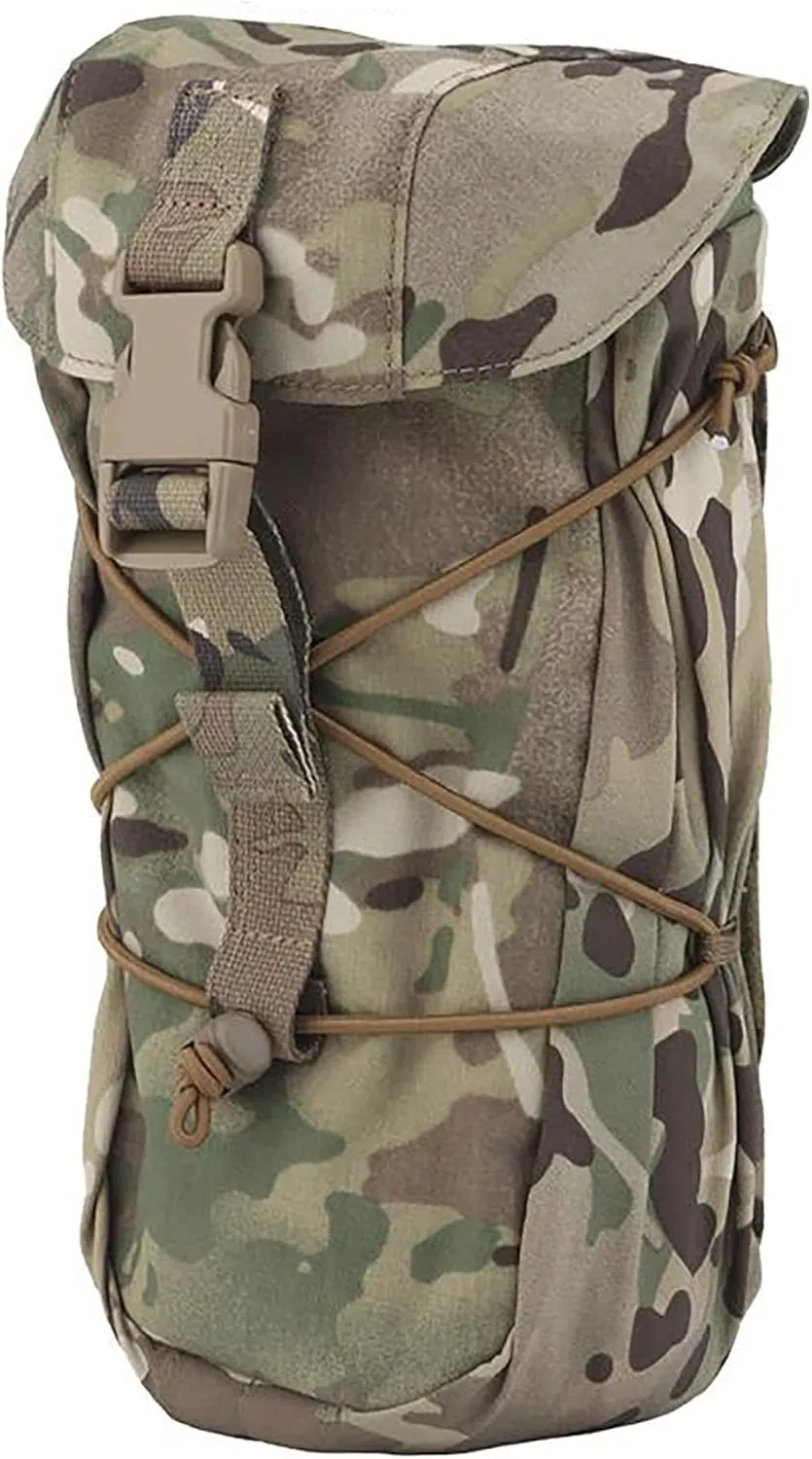 Multifunctional large capacity Dump Pouch Drawstring Magazine Tactical Utility Pouch Recycling Pouch Waist Bag (camo)