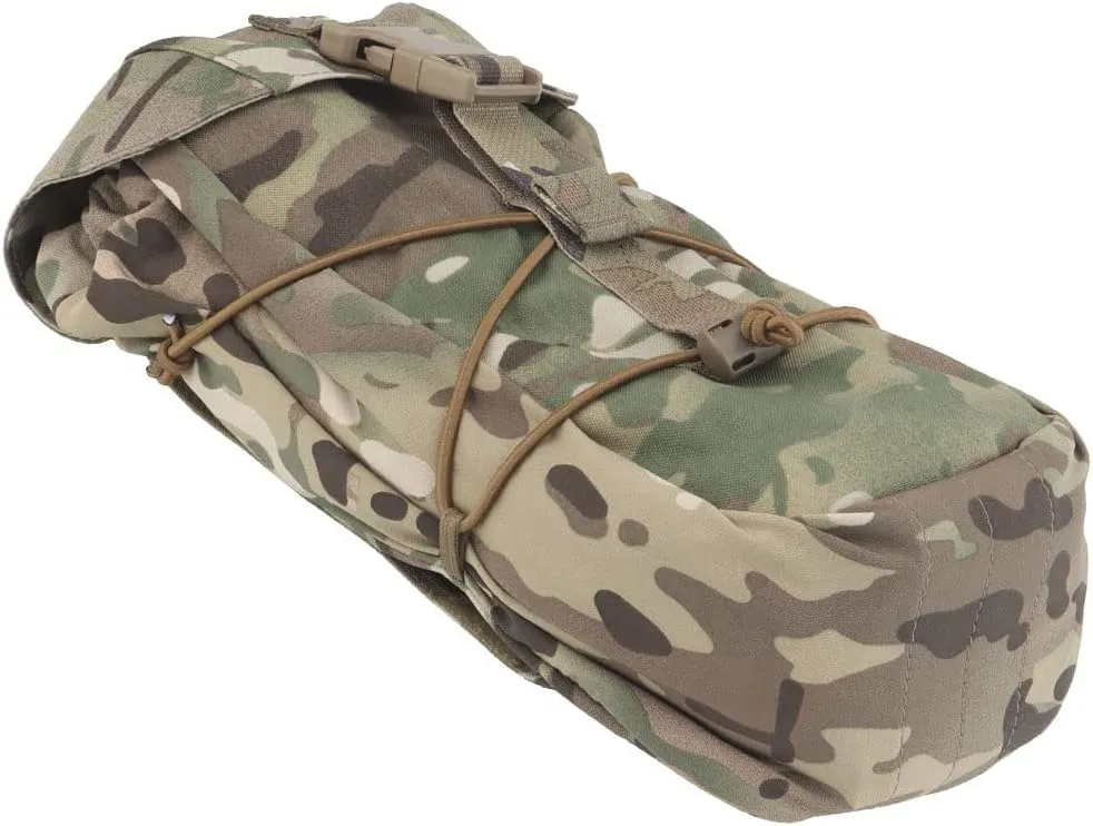 Multifunctional large capacity Dump Pouch Drawstring Magazine Tactical Utility Pouch Recycling Pouch Waist Bag (camo)