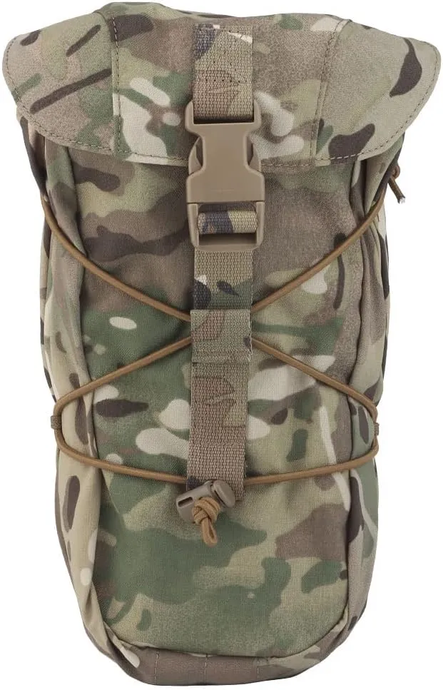 Multifunctional large capacity Dump Pouch Drawstring Magazine Tactical Utility Pouch Recycling Pouch Waist Bag (camo)