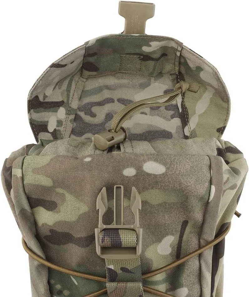 Multifunctional large capacity Dump Pouch Drawstring Magazine Tactical Utility Pouch Recycling Pouch Waist Bag (camo)