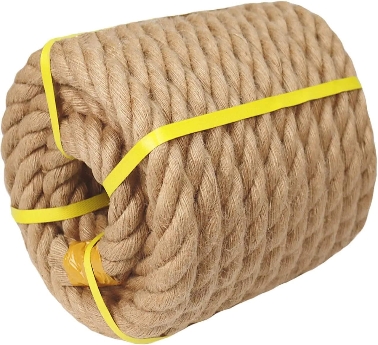 Natural Hemp Rope - 1.5 Inch × 150 Feet - Heavy Duty Jute Twisted Manila Thick Rope for Crafts, Hammock, Nautical, Decorating