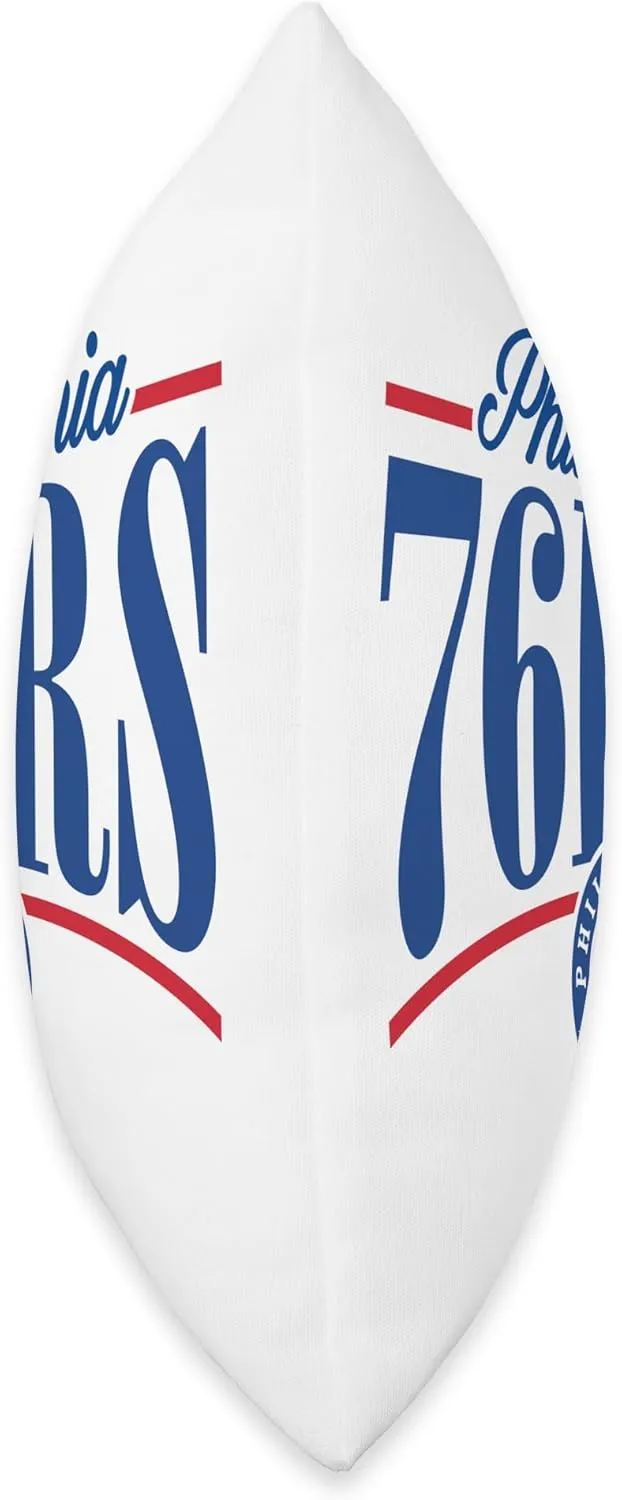 NBA - Philadelphia 76ers Logo Arch Sixers Blue And Red Throw Pillow
