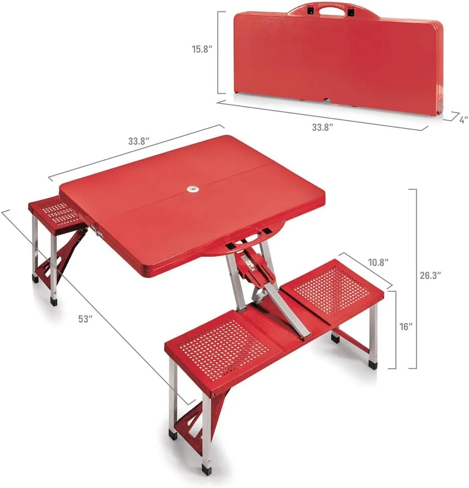 New York Giants Picnic Table - Red