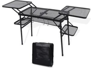 Nice C Camping Table, Folding Table, Grill Table, Folding Camping Table, Outdoor Table, Camping Tables Camping Table, Folding Table, Grill Table, Folding Camping Table with 4 Side Tables