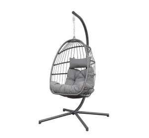 Nicole Miller Patio Hanging Egg Chair