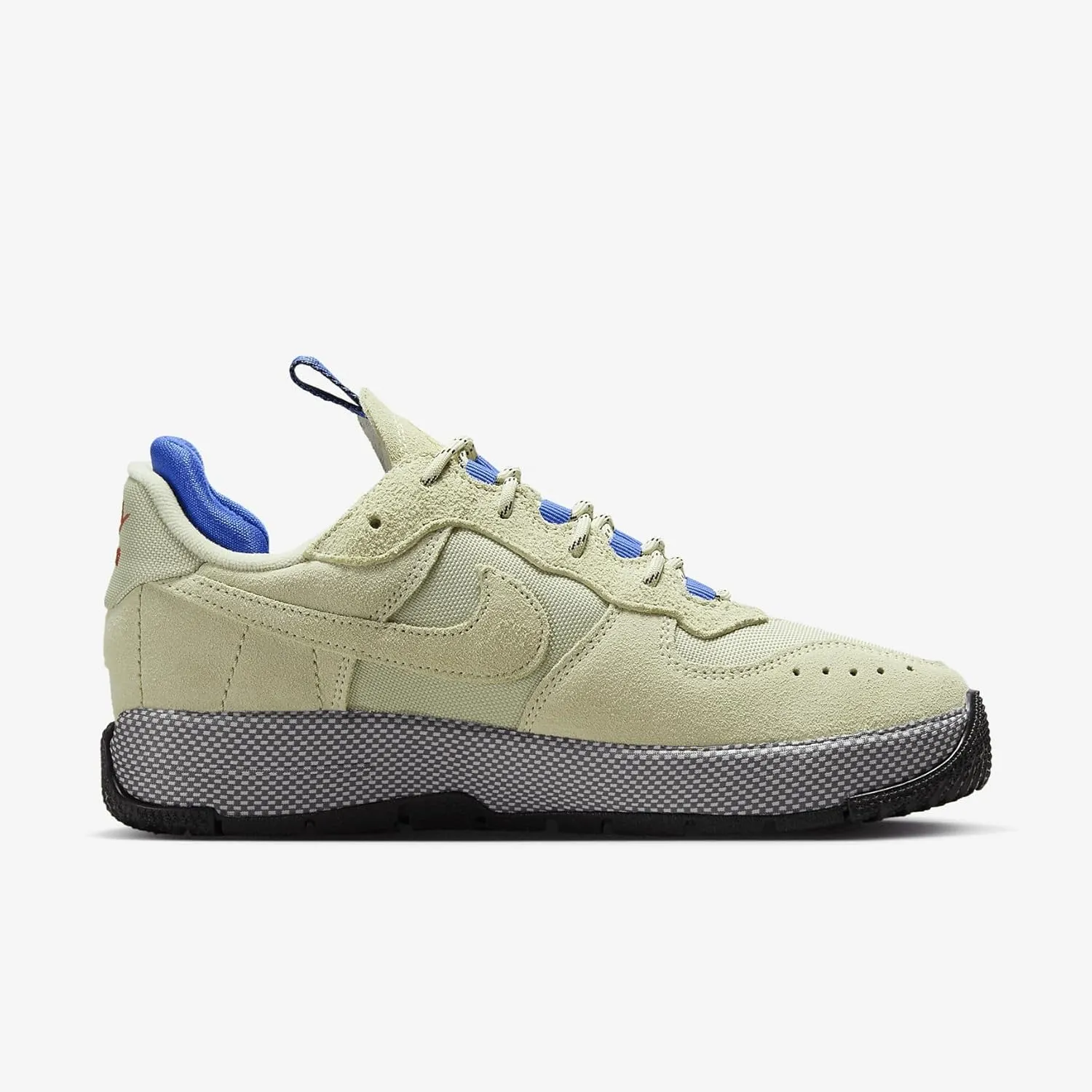 Nike Air Force 1 Wild Women's Shoes (FB2348-301, Olive Aura/Aquarius Blue/Ashen Slate/Racer Blue)