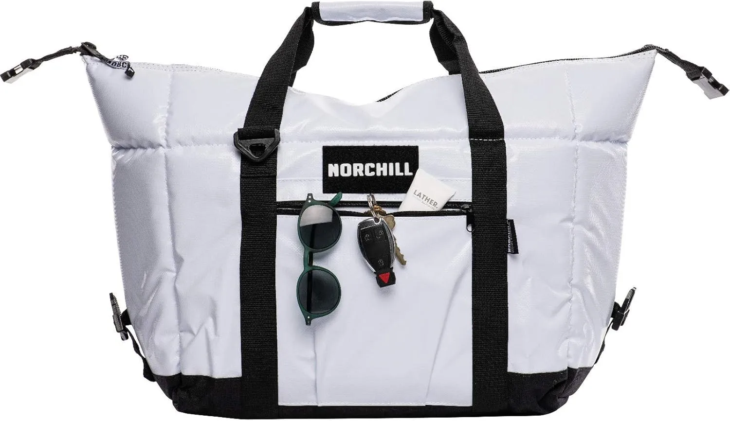 NorChill Soft Coolers 12 Can Insulated Marine Boatbag Soft Sided Cooler, White