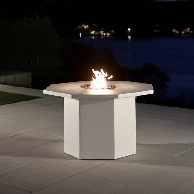Octo Dining Fire Table (Tabletop) - Aluminum