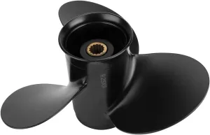 OEM Upgrade 9.25 x 9 &10&11 Pitch 14 Spline Tooth Aluminum Boat Propeller fit Mercury Outboard Motos 9.9/15/20HP &Tohatsu Motos 9.9/12/15/18HP/20HP,NSM NSF MFS, 2-1/2" Gearcase,Rh