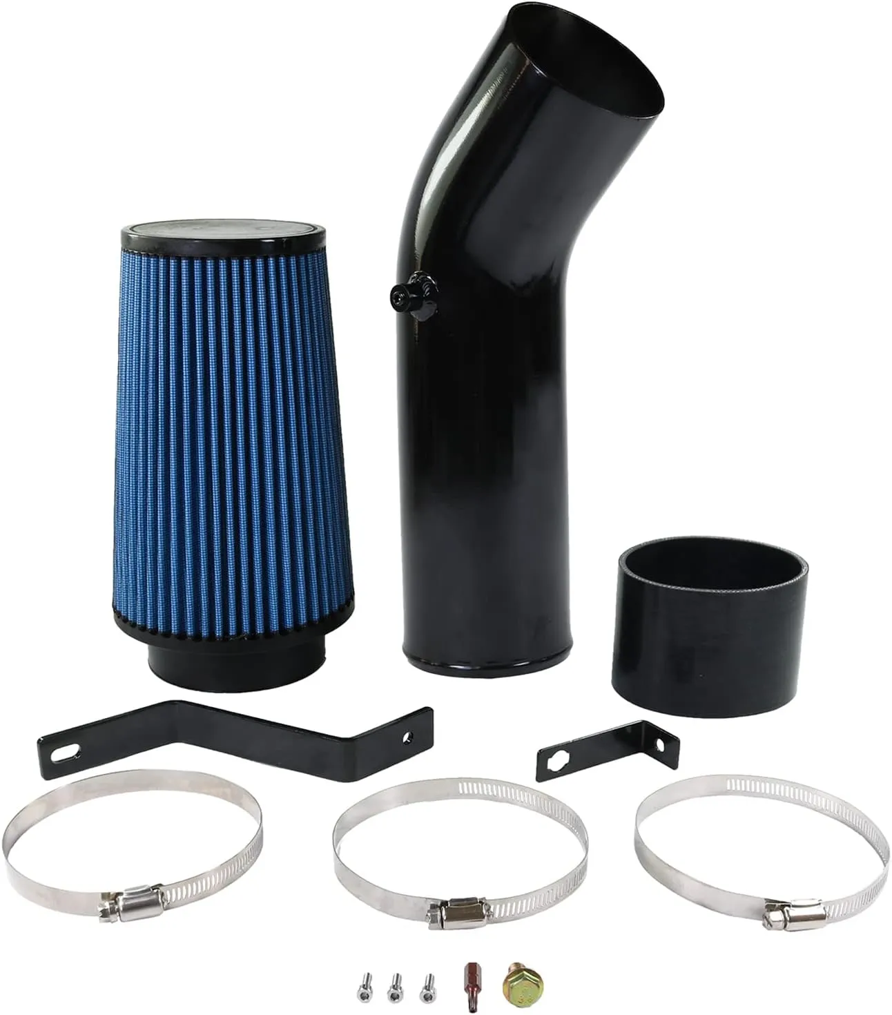 Oiled Cold Air Intake 7.3 Diesel Kit Air Intake Pipe With Oiled Filter Replacement For Ford F250 F350 F450 Super Duty 7.3L Powerstroke Diesel 1999.5-2000 2001 2002 2003