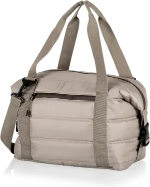 ONIVA All-Day Quilted Washable Insulated Cooler Bag, Soft Cooler Bag, Picnic Cooler, (Shale Brown)