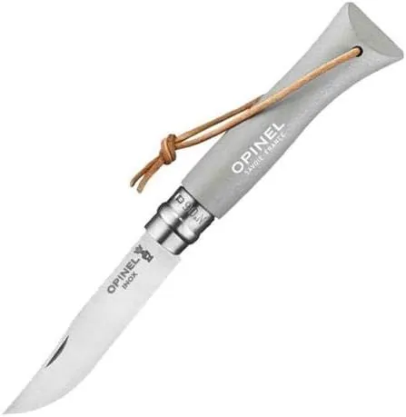 Opinel No.6 Colorama - Stainless Steel Everyday Carry Folding Pocket Knife with Safety Ring