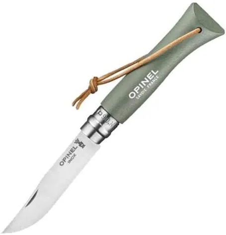 Opinel No.6 Colorama - Stainless Steel Everyday Carry Folding Pocket Knife with Safety Ring