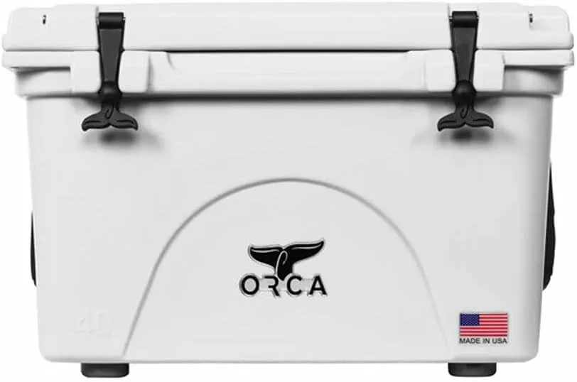 ORCA 40 Quart Hard Sided Cooler | Durable Insulated & Leakproof Ice Chest, Industry Leading Ice Retention, Keeps Drinks Cold for Up to 8 Days