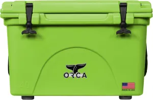 ORCA 40 Quart Hard Sided Cooler | Durable Insulated & Leakproof Ice Chest, Industry Leading Ice Retention, Keeps Drinks Cold for Up to 8 Days