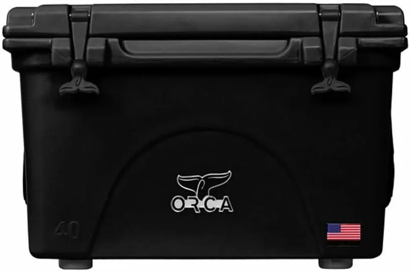 ORCA 40 Quart Hard Sided Cooler | Durable Insulated & Leakproof Ice Chest, Industry Leading Ice Retention, Keeps Drinks Cold for Up to 8 Days