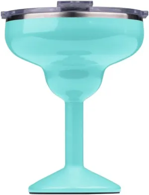 ORCA Rita | Temperature Insulated, Stainless Steel Margarita Glass, Lidded Tumbler for Cocktails, Wine & Cold Drinks — Seafoam