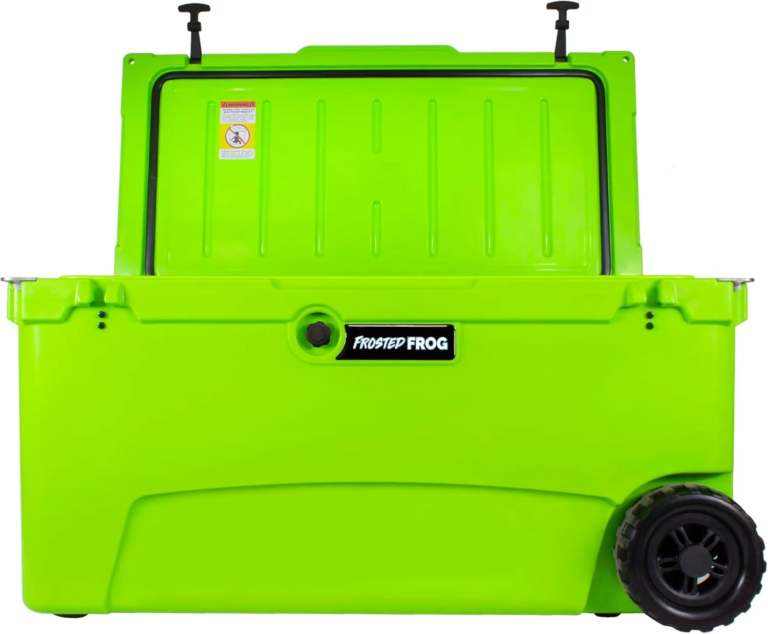 Original 110 Quart Ice Chest Heavy Duty High Performance Roto-Molded Commercial Grade Insulated Cooler with Wheels