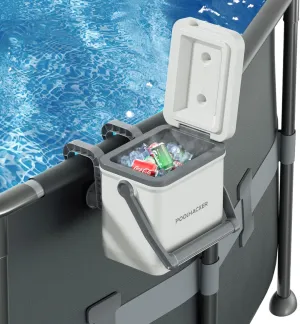 Original Since 2023 Pool Cooler, Insulated Cooler Hard Cooler with Handle for Above-Ground Pools, Keeps Ice for up to 3 Days, Portable Poolside Cooler Swimming Pool SPA Accessories