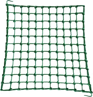 Outdoor & Indoor Premium Climbing Net - 8 Sizes Polyester Fiber. Easy Install with Extras. Handcrafted & Practical. Ideal Gift. (5ft x 5ft)