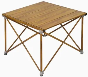Outdoor Camping Folding Table Extra Wide Table Top Portable Ultra Light Table Sturdy and Stable Liftable Picnic Aluminum Table Durable Beach Table
