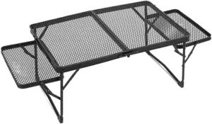 Outdoor Camping Table Outdoor Camping Grill Side Table Aluminium Folding Picnic Table with Height Adjustable Camping Furniture