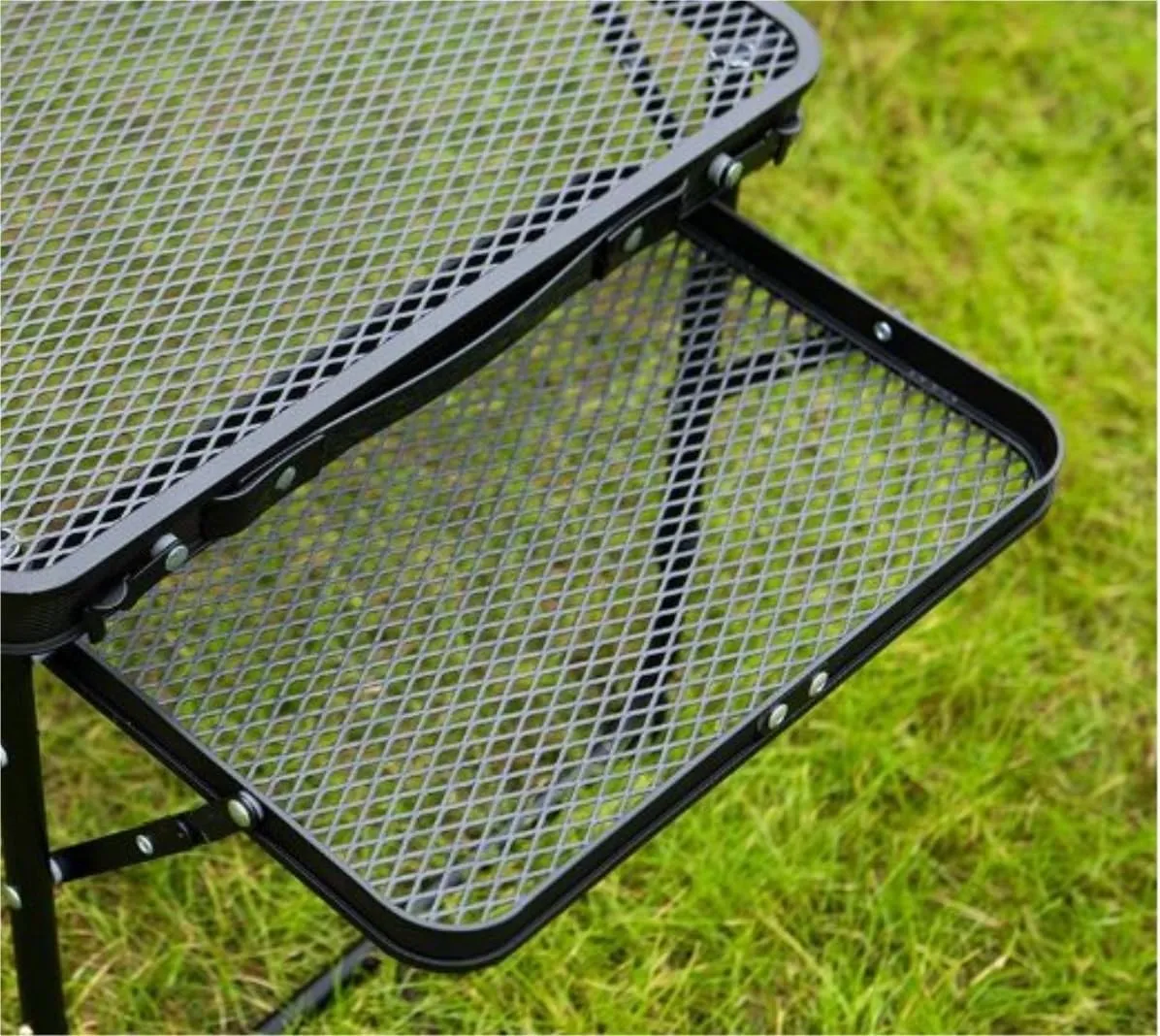 Outdoor Camping Table Outdoor Camping Grill Side Table Aluminium Folding Picnic Table with Height Adjustable Camping Furniture