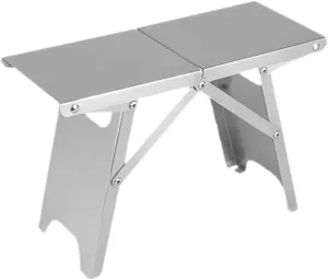 Outdoor Chair Stainless Steel Folding Camping Table,Fishing Chair,Camp Stool,Compact Picnic Table for BBQ Hiking Cooking Lawn