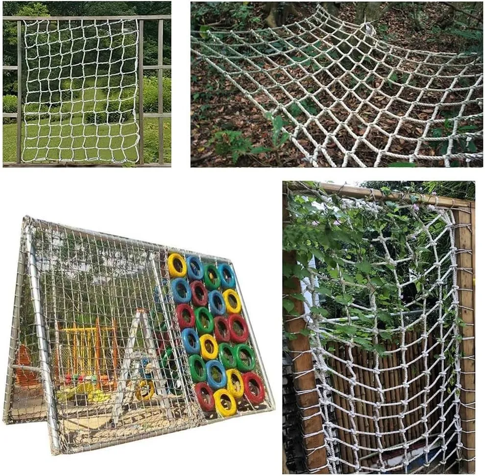 Outdoor Climbing Net for Kids and Adult,Climbing Net for Swing Set, Heavy Duty Rope Outdoor Cargo Webbing Net,Military Climbing Cargo Net(10mm-10cm,1X2m/3.3X6.6ft)
