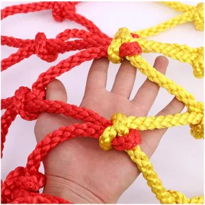 Outdoor Climbing Net for Kids and Adult,Climbing Net for Swing Set, Heavy Duty Rope Outdoor Cargo Webbing Net,Military Climbing Cargo Net(10mm-12cm,1X3m/3.3X9.8ft)