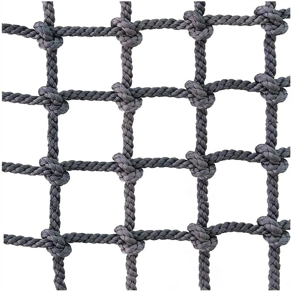 Outdoor Climbing Net for Kids and Adult,Climbing Net for Swing Set, Heavy Duty Rope Outdoor Cargo Webbing Net,Military Climbing Cargo Net(10mm*10cm,2X4m/6.6X13.12ft)