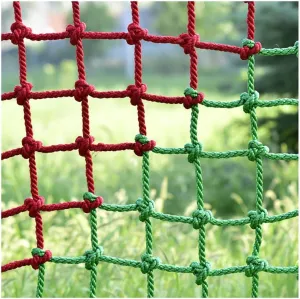 Outdoor Climbing Net for Kids and Adult,Climbing Net for Swing Set, Heavy Duty Rope Outdoor Cargo Webbing Net,Military Climbing Cargo Net(14mm-12cm,3X3m/9.8X9.8ft)
