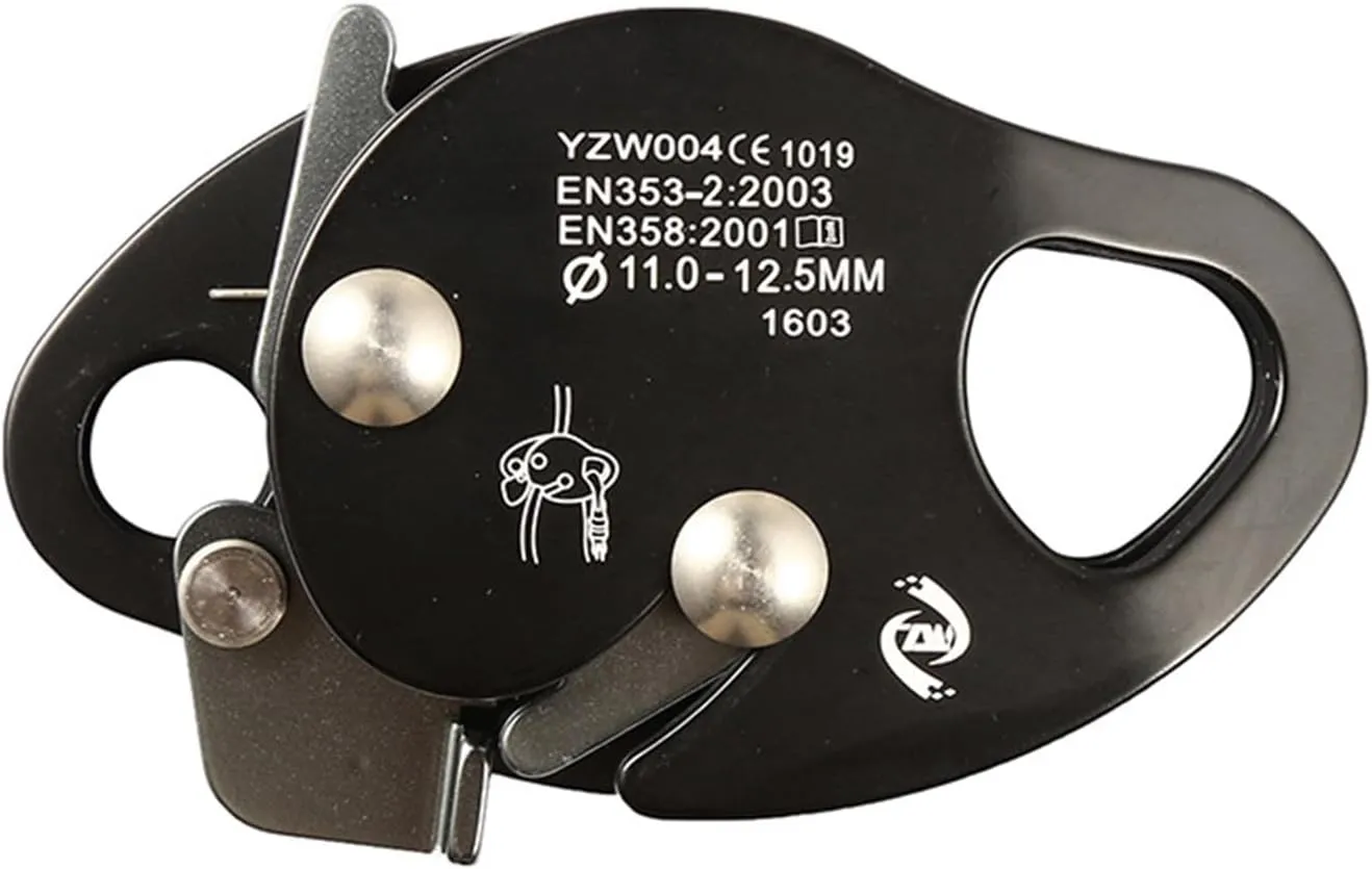 Outdoor Climbing Rope Grab Device Rope Grab Auto Locking Arrest Ascenders for Outdoor Climbing