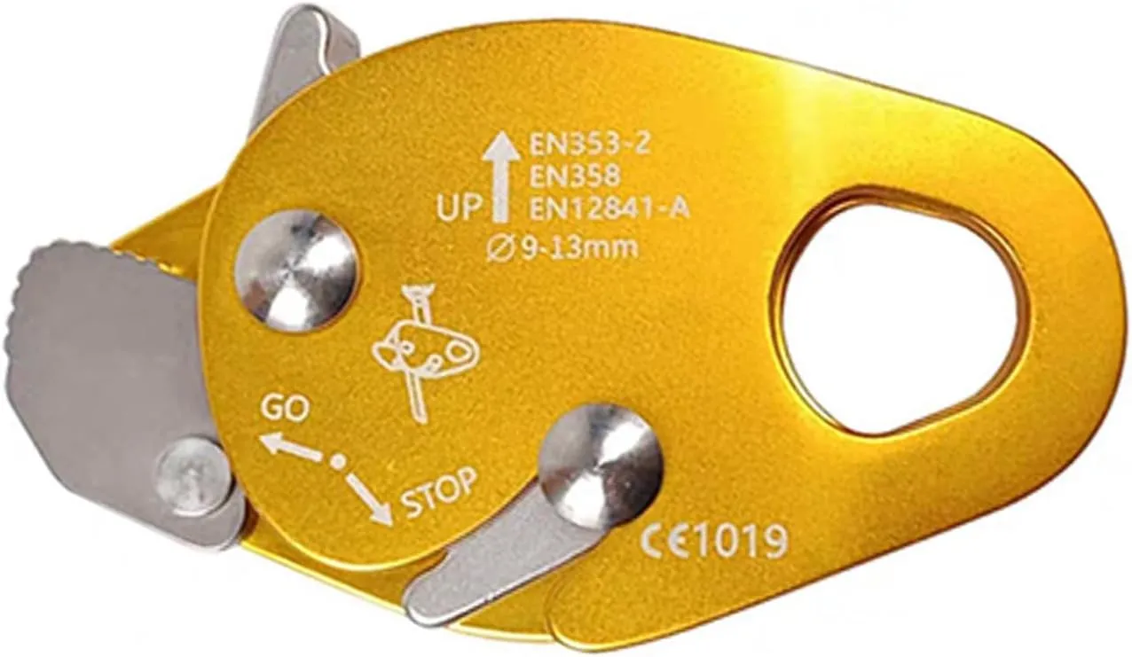 Outdoor Climbing Rope Grab Device Rope Grab Auto Locking Arrest Ascenders for Outdoor Climbing
