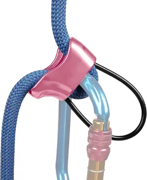 Outdoor Descender High Altitude Drop Slow ATC Protector Descending Device Safety for Rock Climbing
