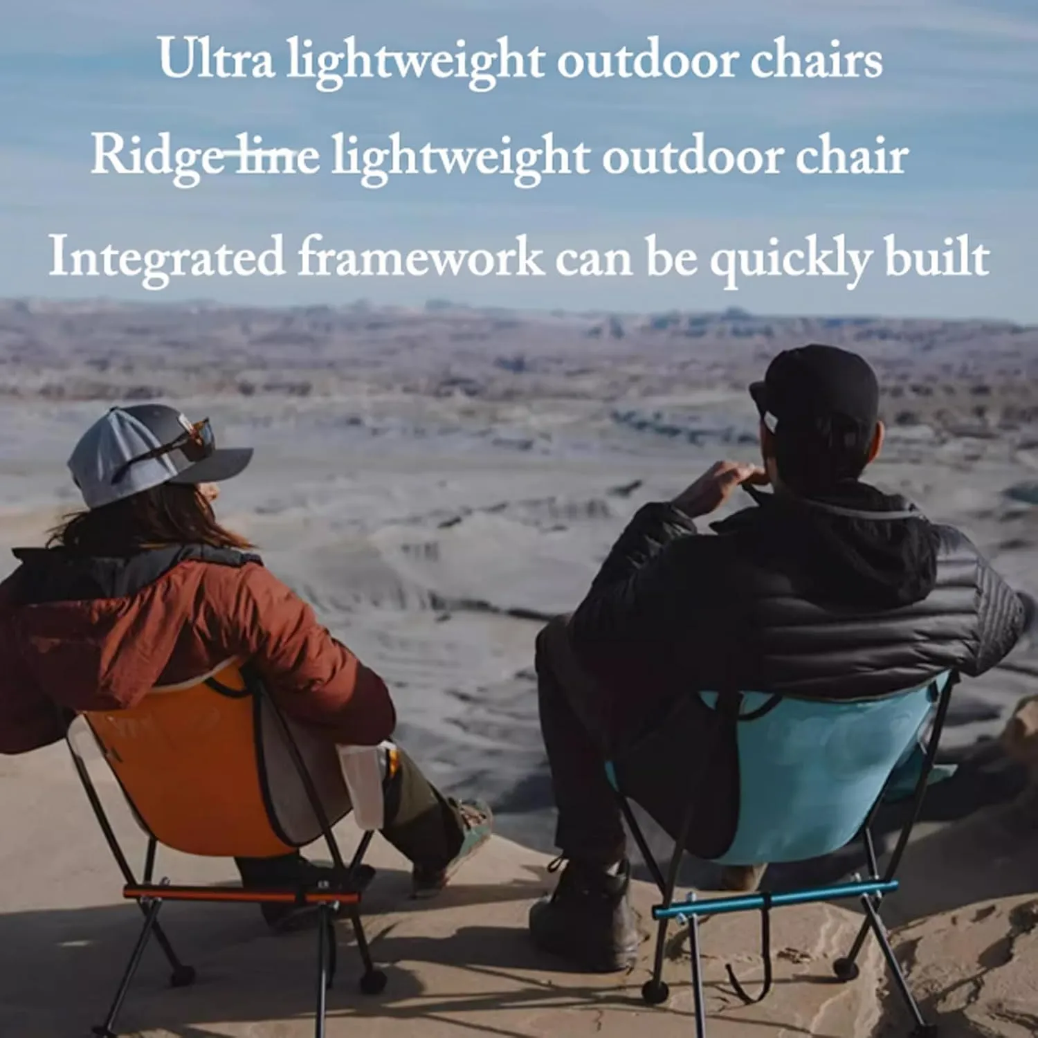Outdoor Folding Chair Lightweight Portable Comfortable Camping Folding Chair Leisure Ultra Clear Fishing Chair (Yuanshandai) (Orange)