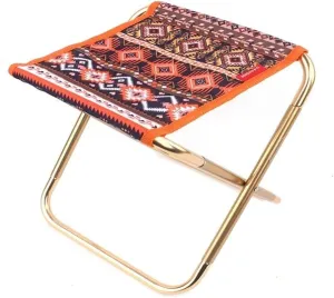 Outdoor Folding Chair Picnic Chair Portable Camping Chair Lightweight Frame Camping Stool Chair for Fishing Hiking Beach Outdoor Picnic Chair Lightweight and