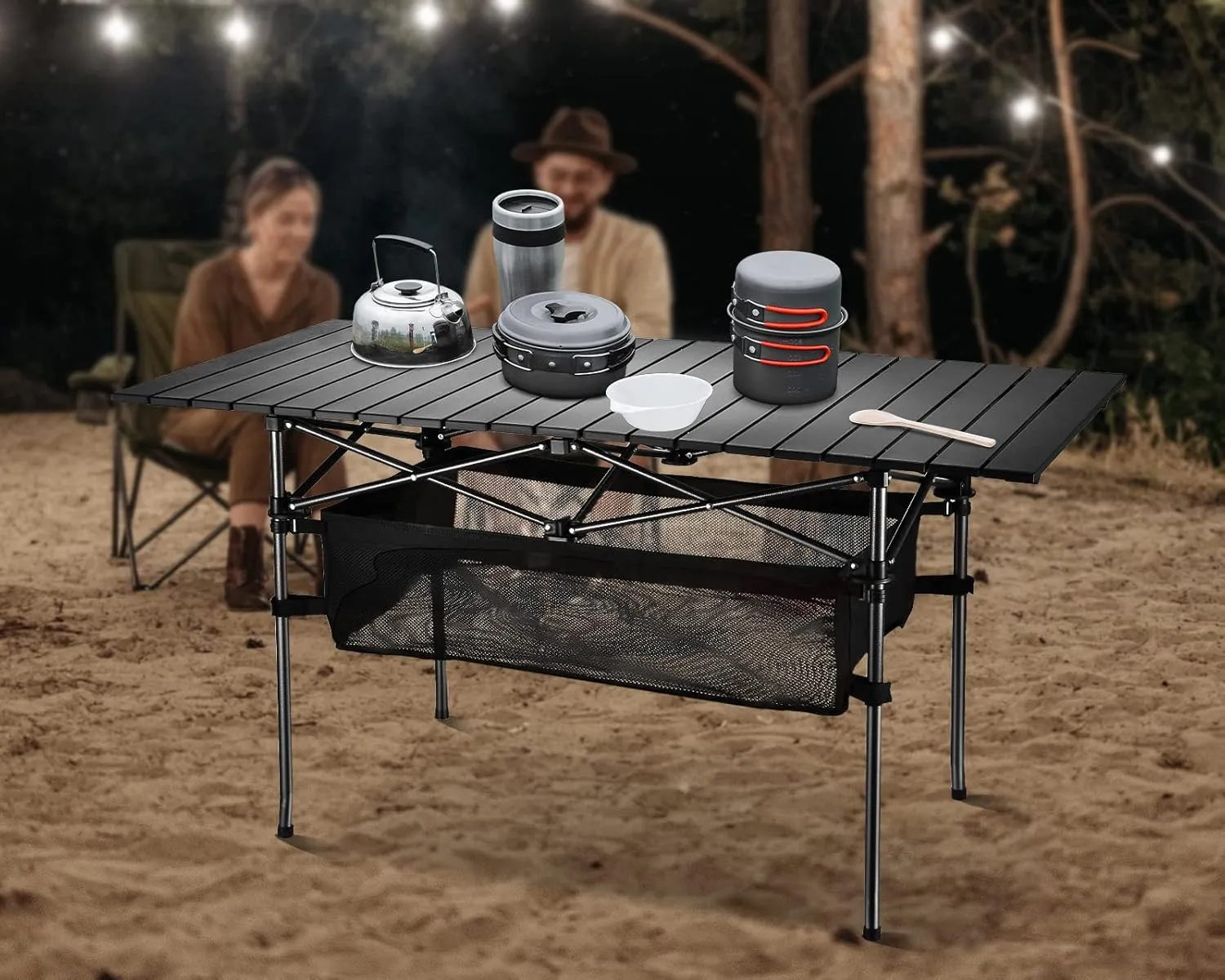 Outdoor Folding Portable Picnic Camping Table Folding Portable Picnic Beach Wagon