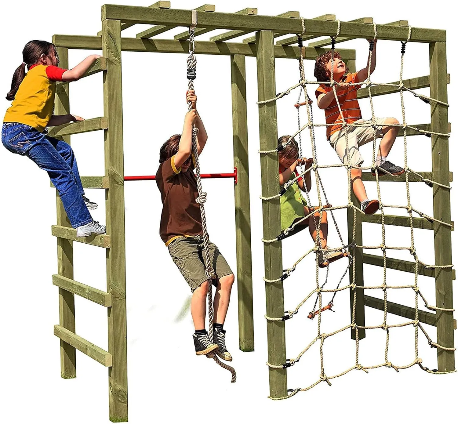 Outdoor Indoor Climbing Net, Safety Nets Rope Net Cargo Rope, Cargo Trailer Netting, Playground Climbing Net, Indoor Decoration(Size:2 * 5m(6.6 * 16.4ft))