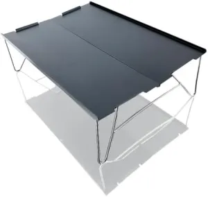 Outdoor Portable Mini Aluminum Folding Table (Black, 35 x 25 x 11cm)