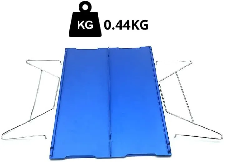 Outdoor Portable Mini Aluminum Folding Table (Black, 35 x 25 x 11cm)