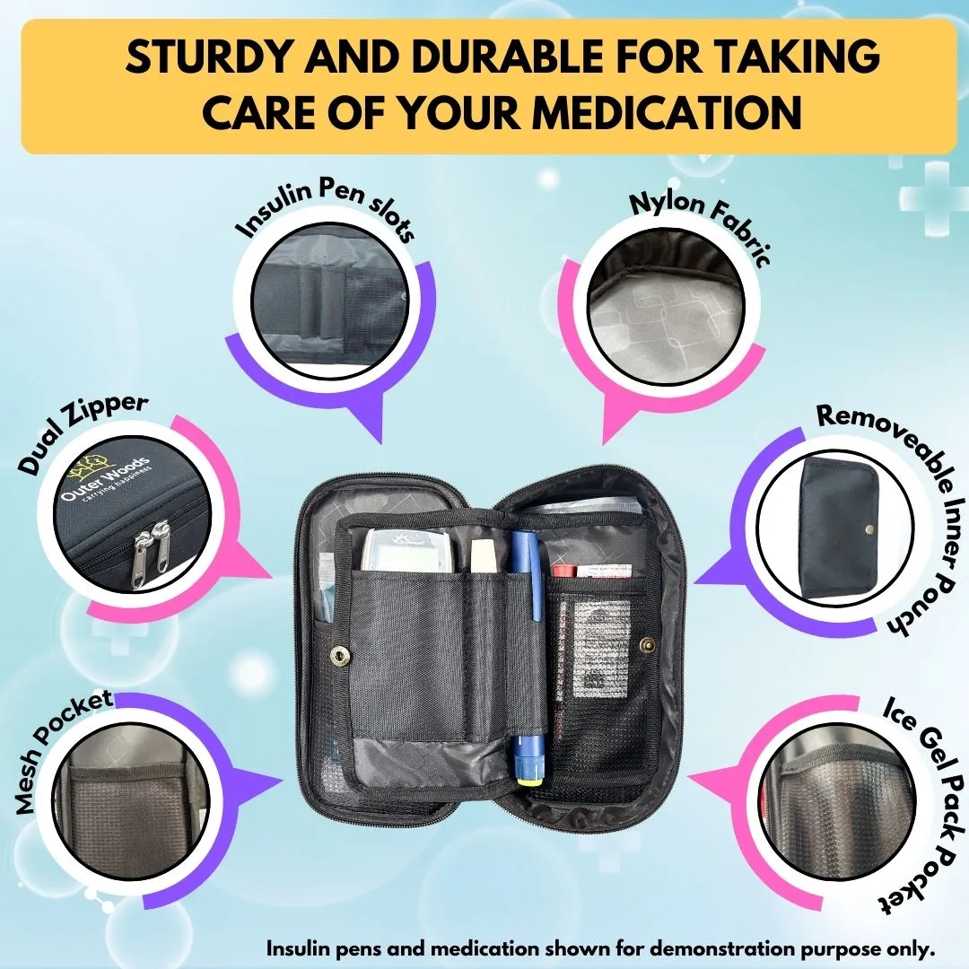 Outer Woods Insulated Insulin Cooler Bag
