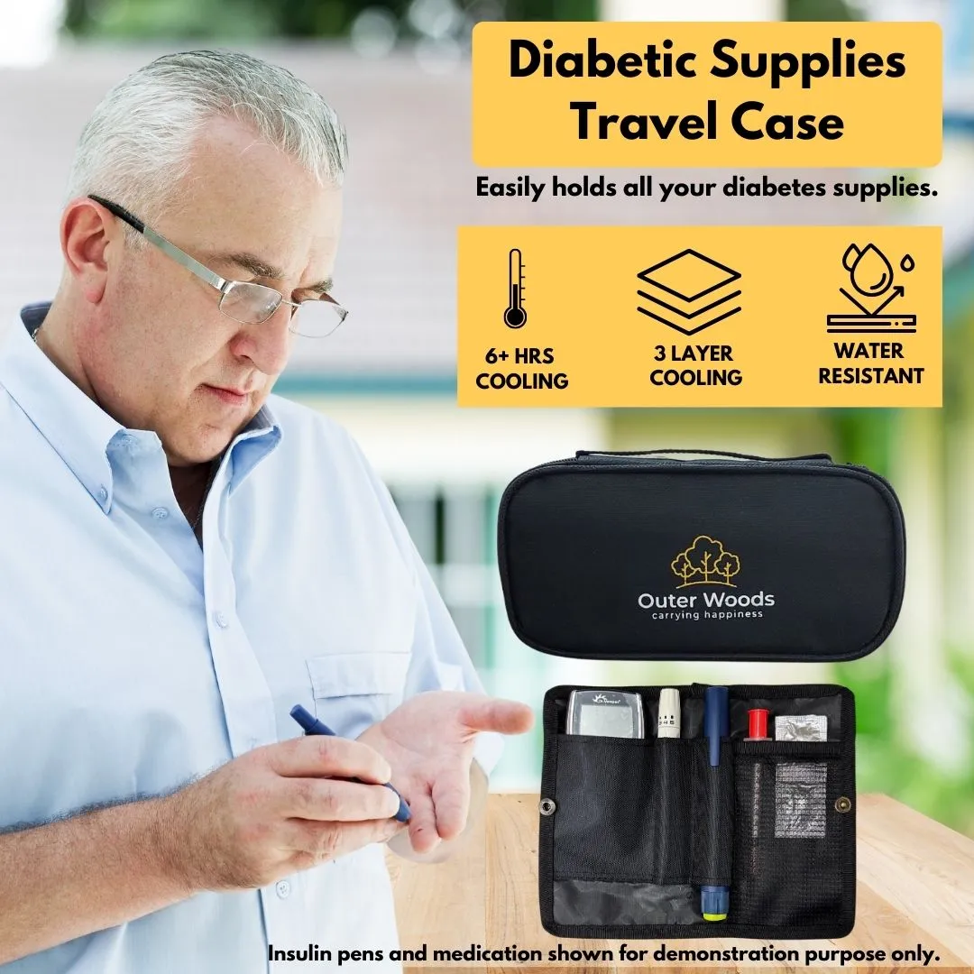 Outer Woods Insulated Insulin Cooler Bag