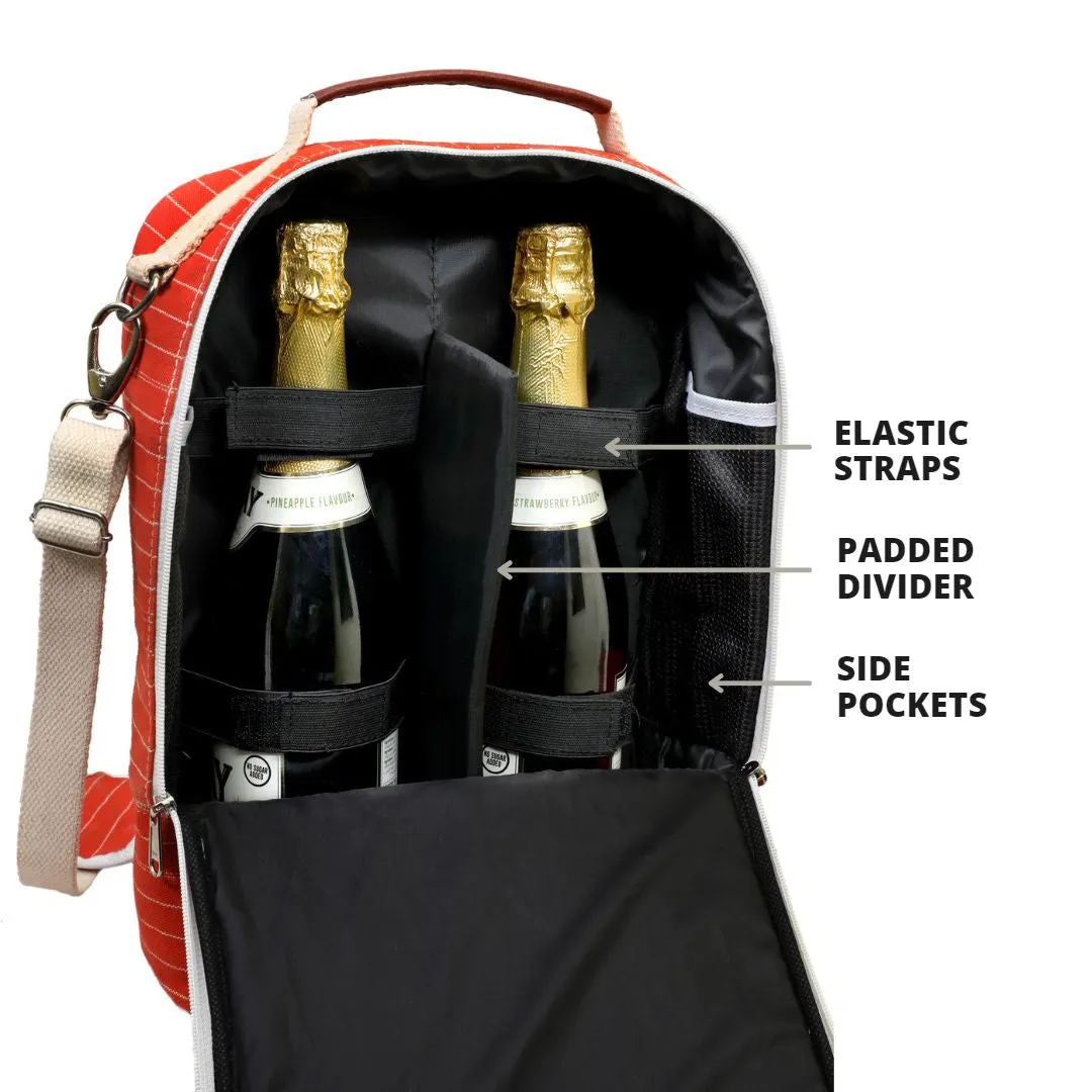 Outer Woods Premium Insulated 2 Bottle Cooler Bag