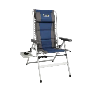 OzTrail Cascade 8 Position Arm Chair with side table