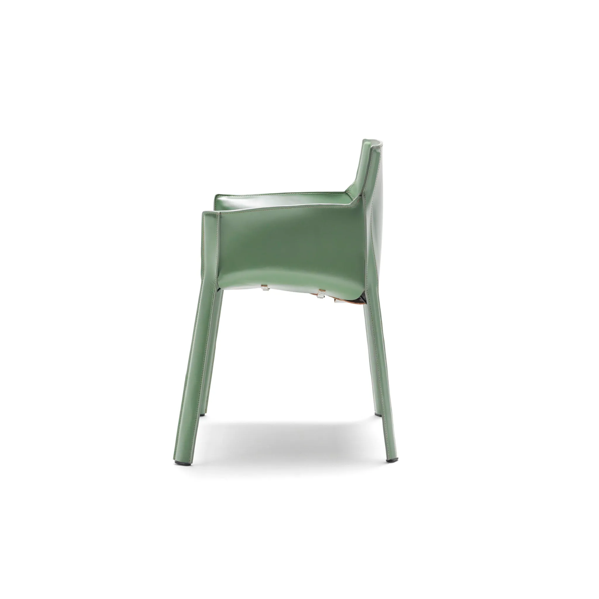 Padded Leather Dining Armchair | Fasem P90
